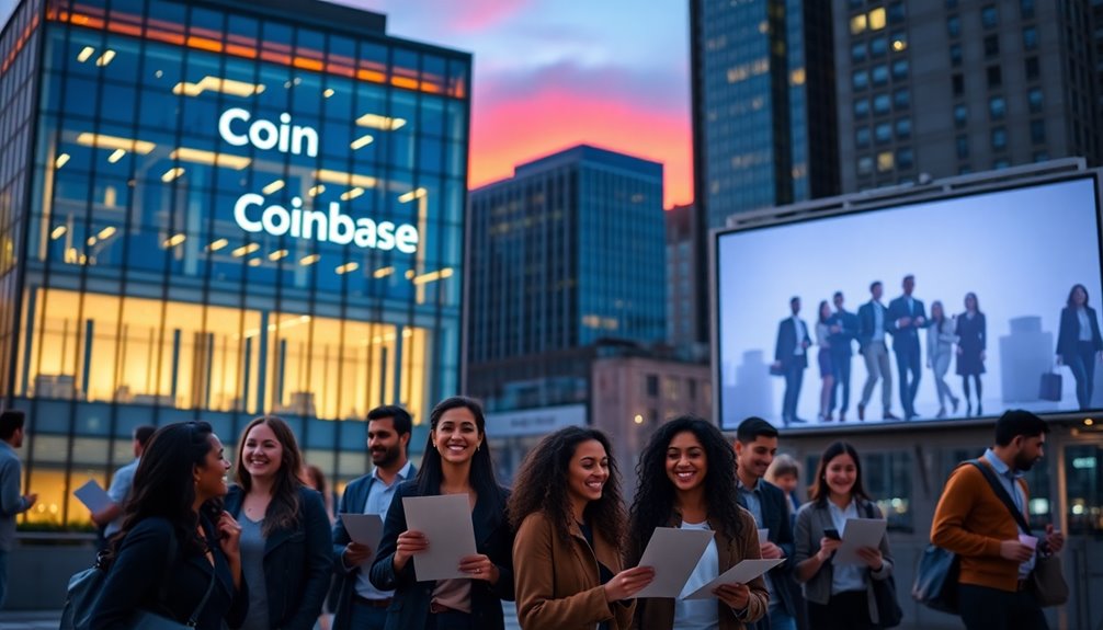 coinbase employment opportunities increase