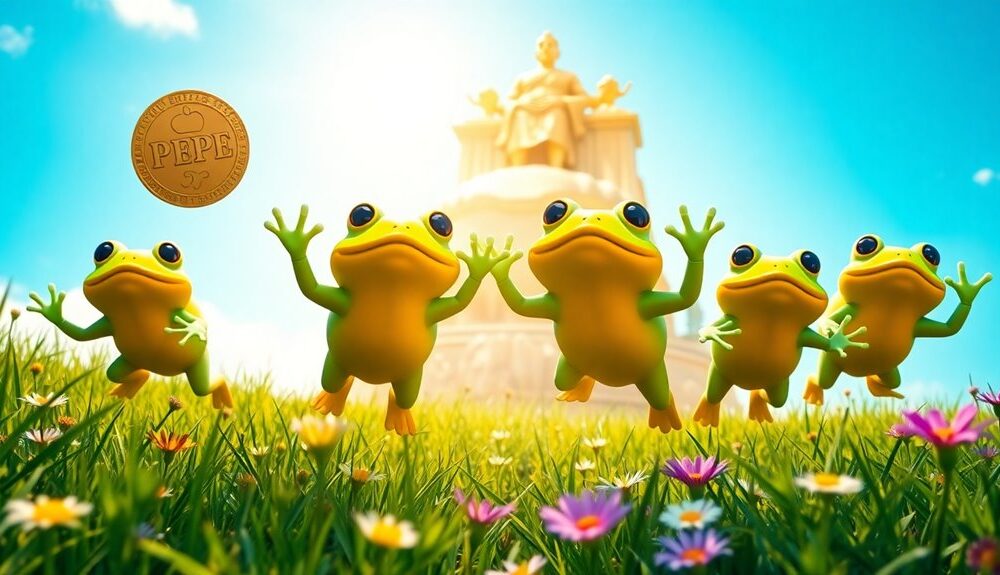 frog meme coins rise