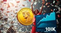 trump melania meme coin success