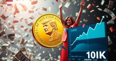 trump melania meme coin success