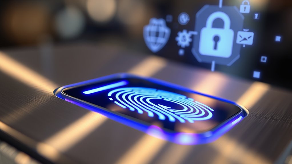 biometric data ensures security