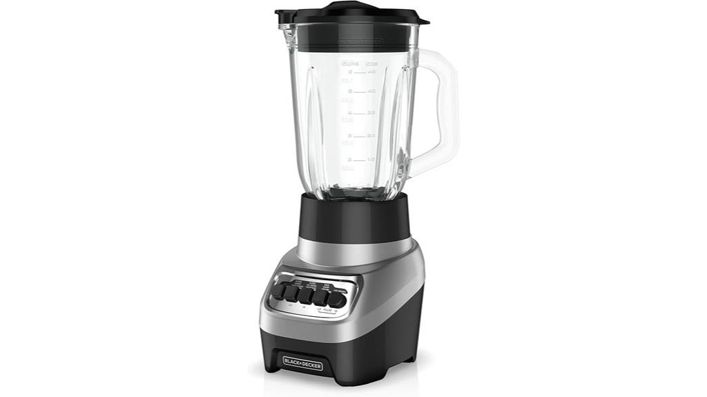black decker glass blender
