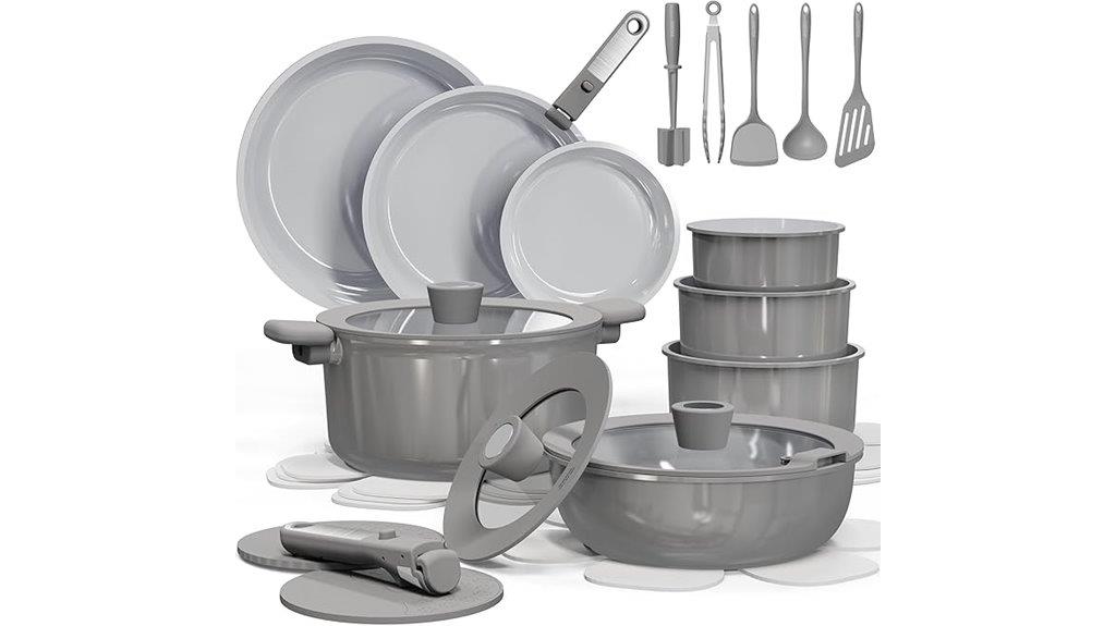 complete ceramic cookware set