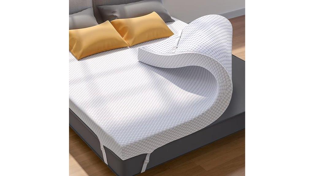 gel memory foam topper