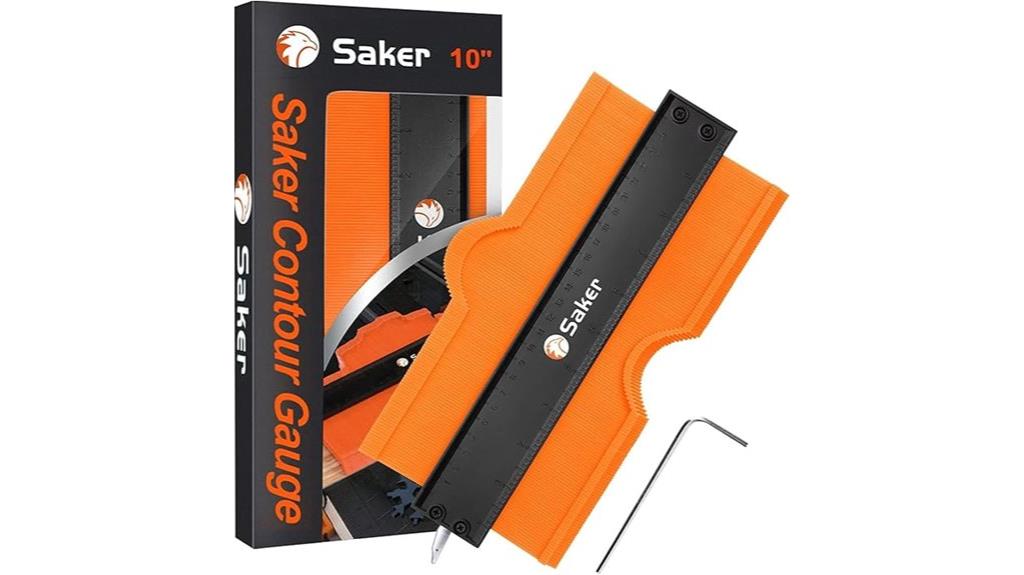 10 inch contour profile gauge