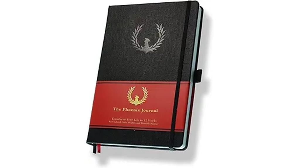 12 week black goal planner