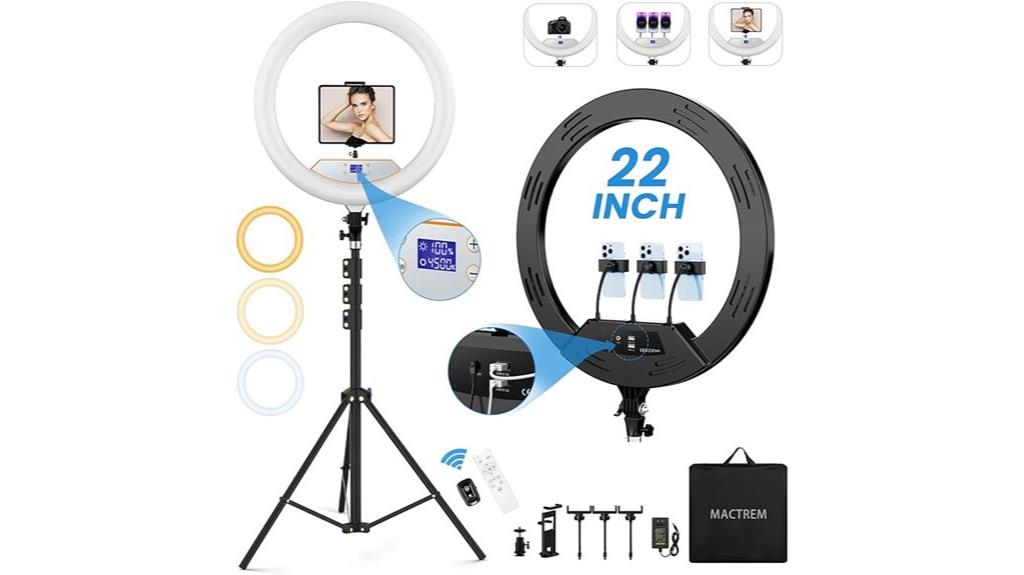 22 inch led ring light
