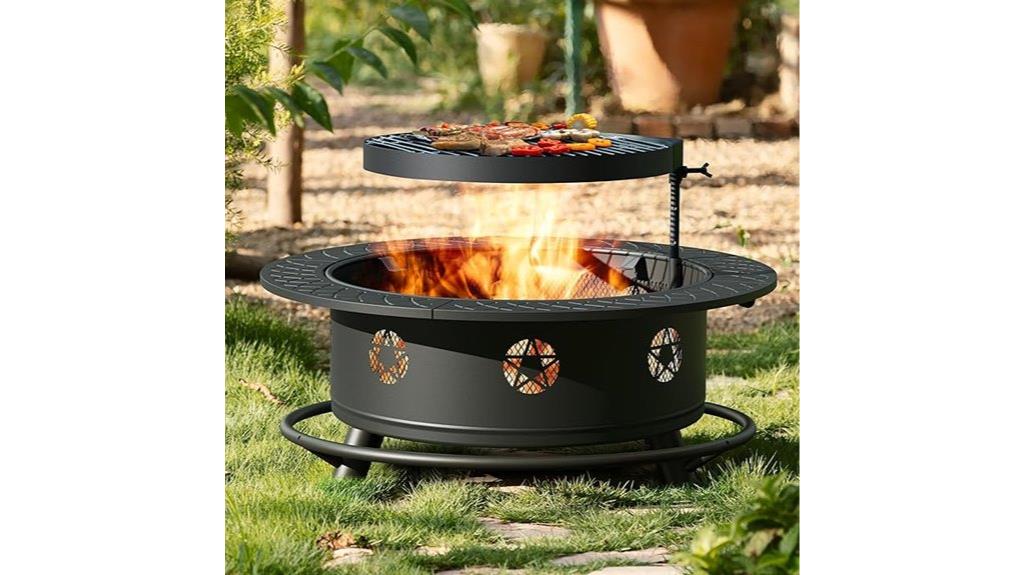 35 inch outdoor fire pit
