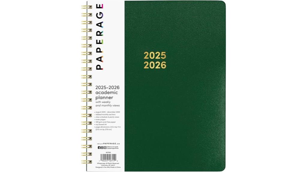 academic planner for 2025