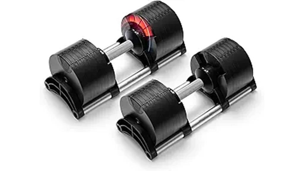 adjustable 5 80 lb dumbbells