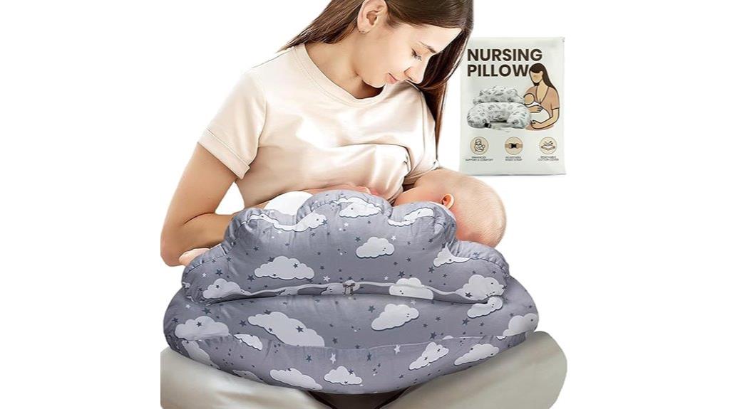 adjustable cover nursing pillow