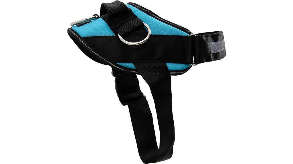 adjustable dog harness size