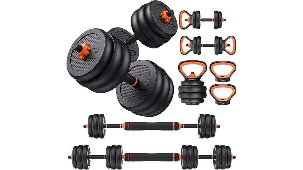 adjustable dumbbells home gym