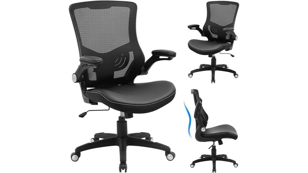 adjustable lumbar office chair