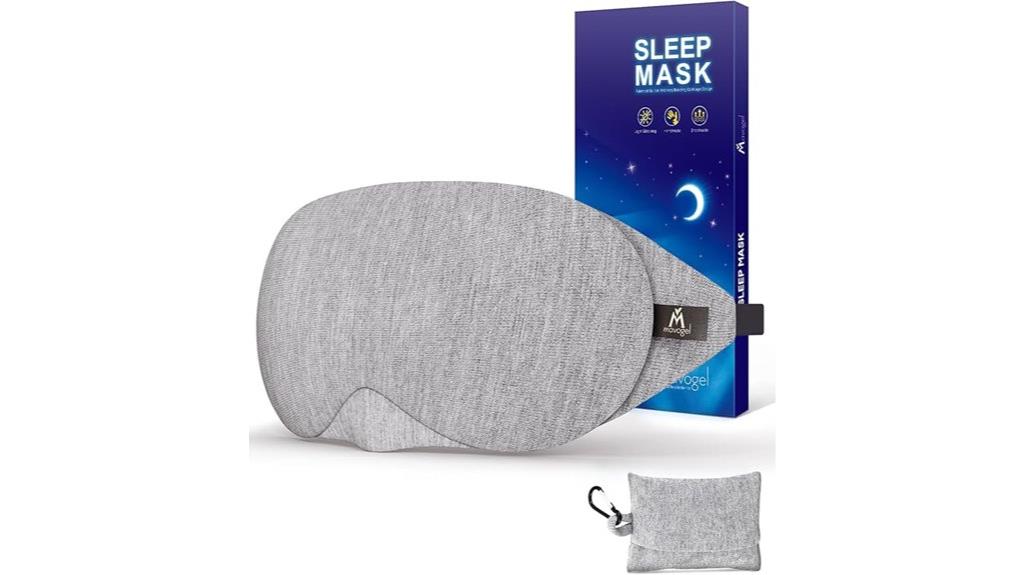 adjustable nose bridge sleep mask