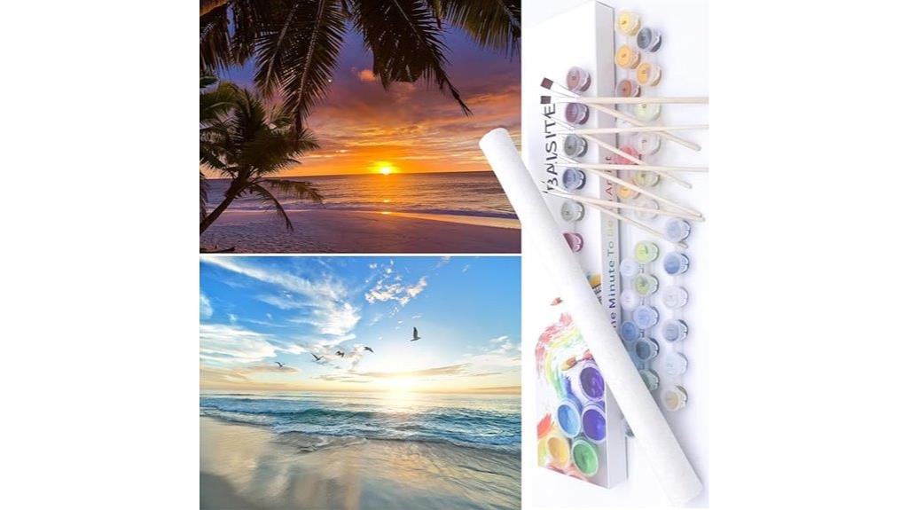 adult paint by numbers kit