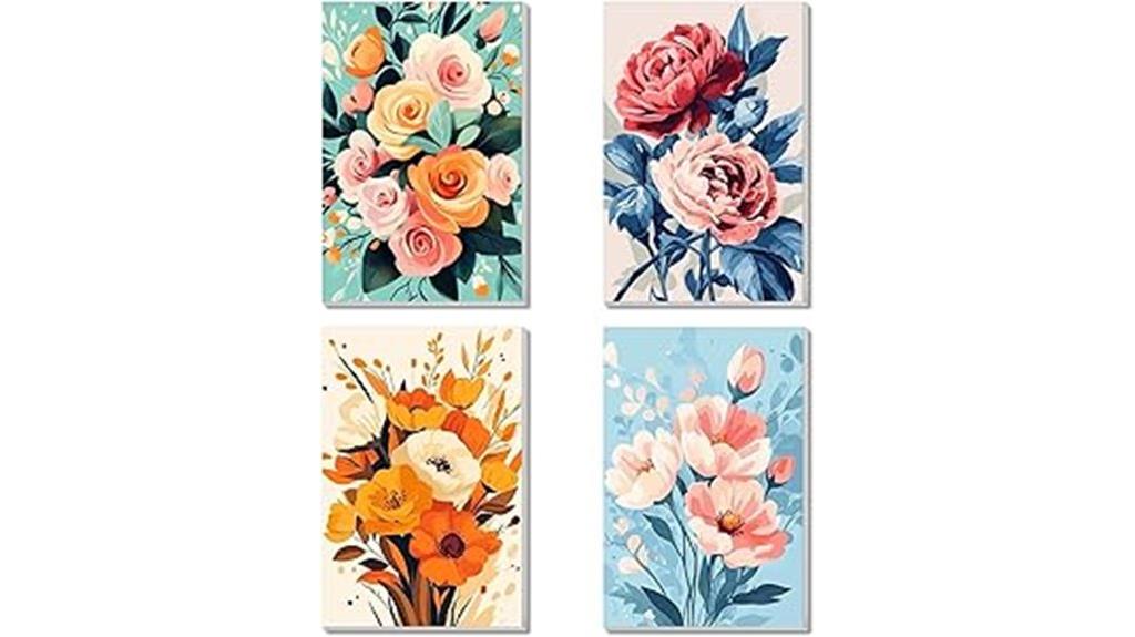 adult paint by numbers set