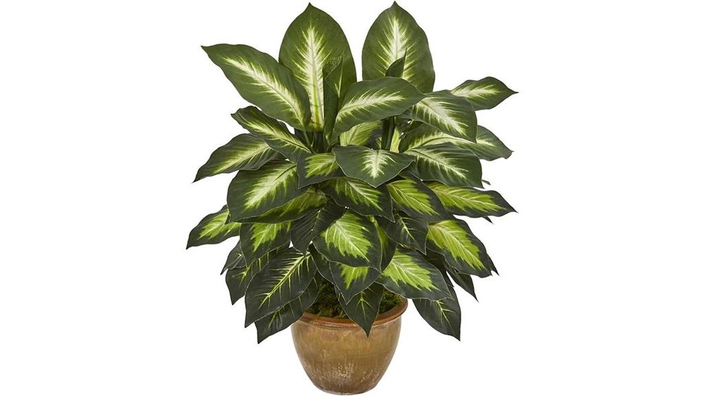 artificial dieffenbachia plant