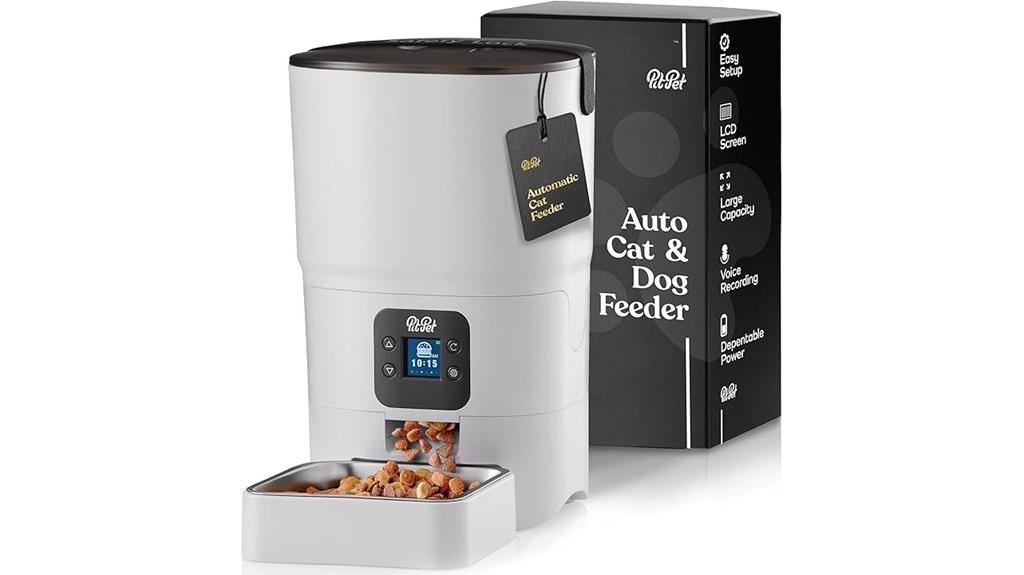 automated cat feeder lcd