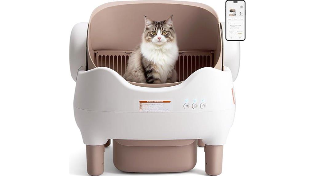 automated odor free litter box