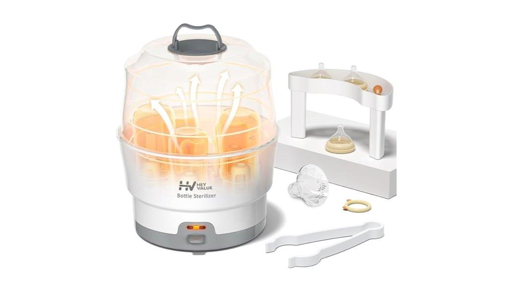 baby bottle sterilizer device