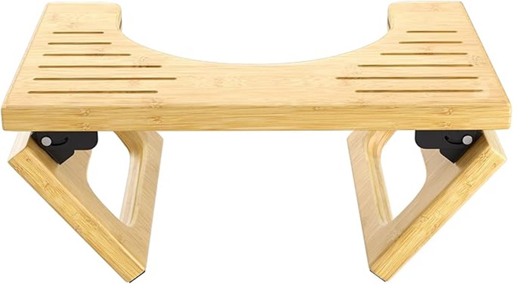 bamboo adult toilet stool