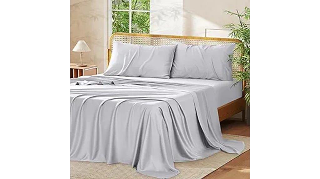 bamboo queen sheet set