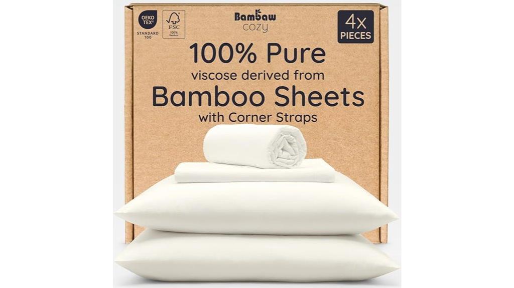 bamboo queen sheets set