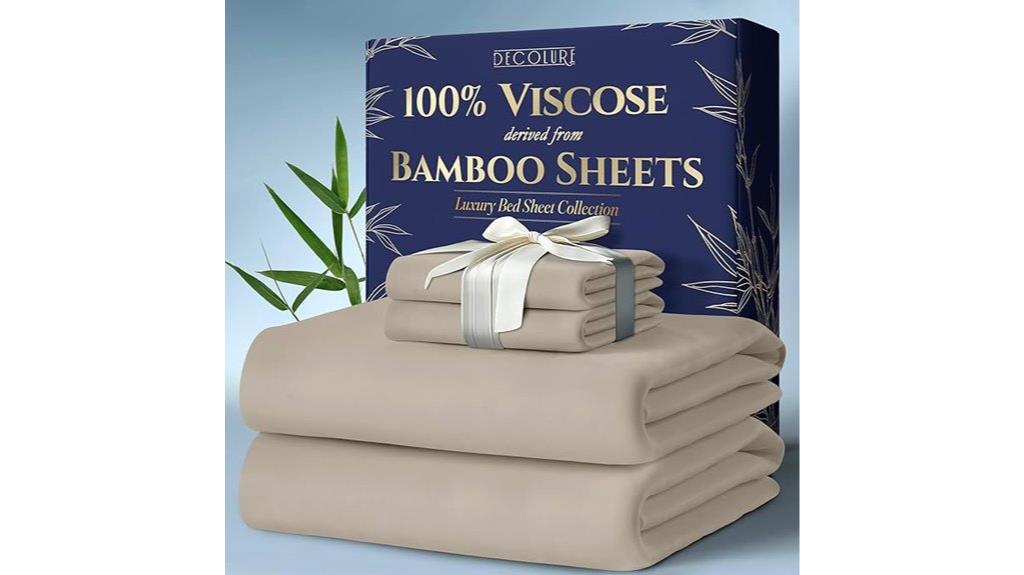 bamboo viscose bed sheets