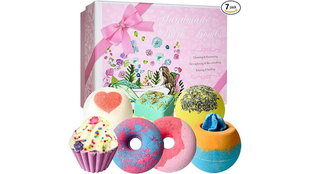 bath bombs gift set