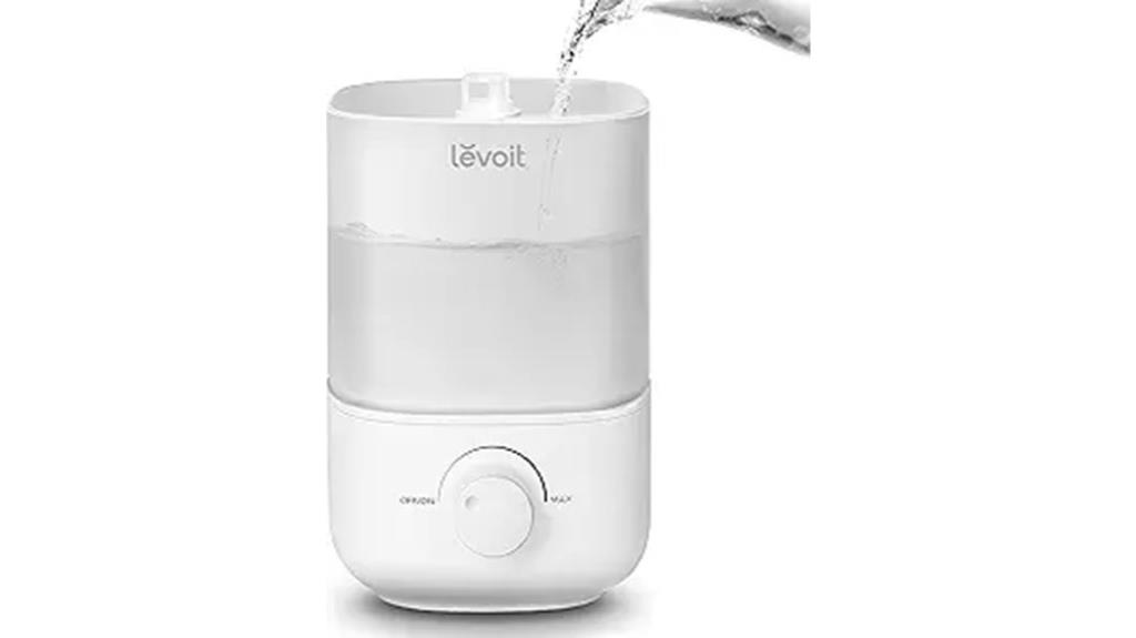 bedroom humidifier with 2 5l