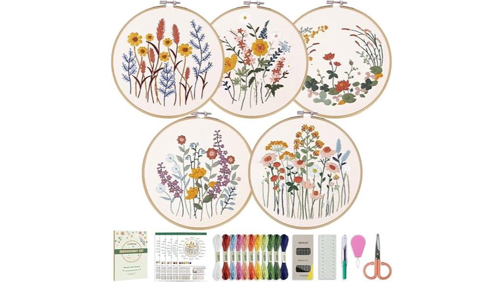 beginner embroidery kit pack
