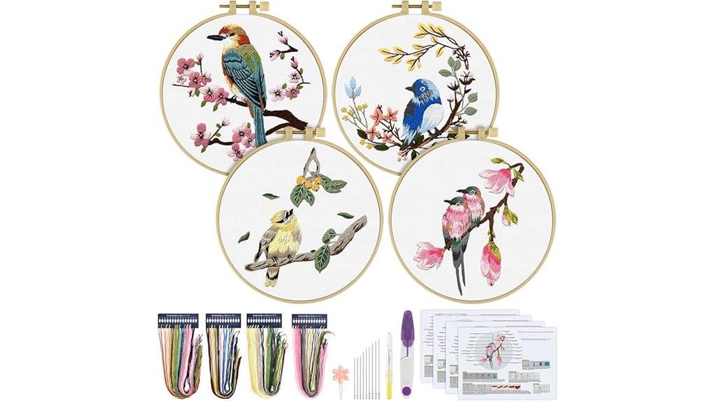 beginner embroidery kit set