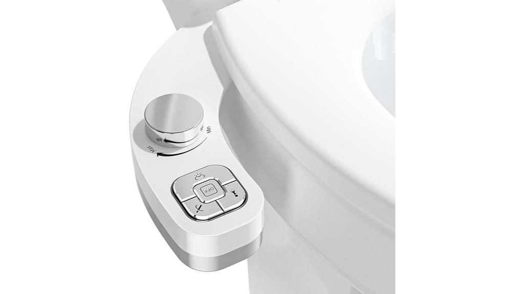 bidet with dual nozzles