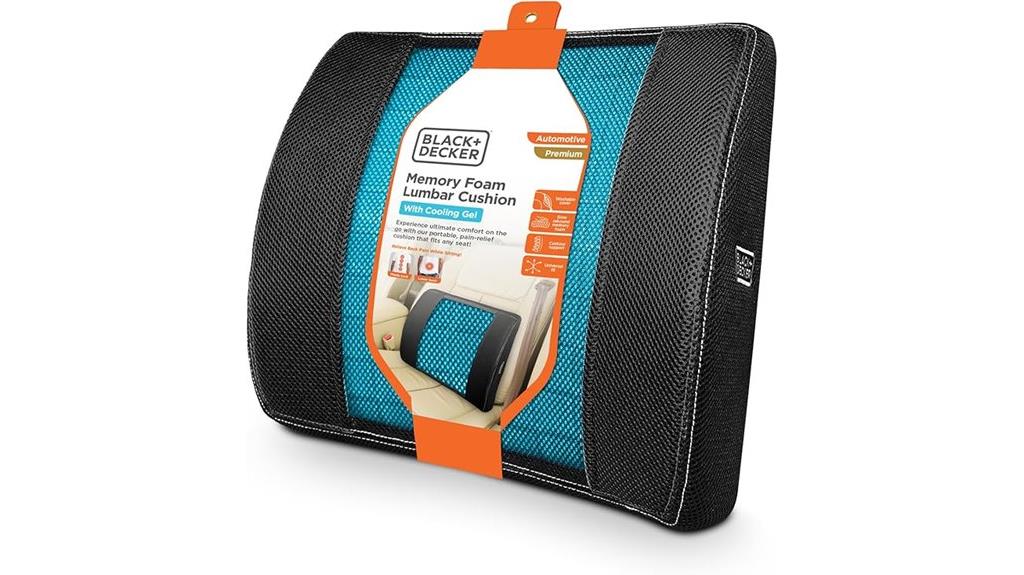 black decker lumbar cushion