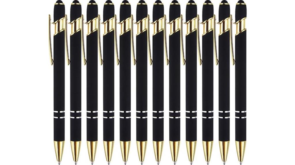 black gold stylus pens