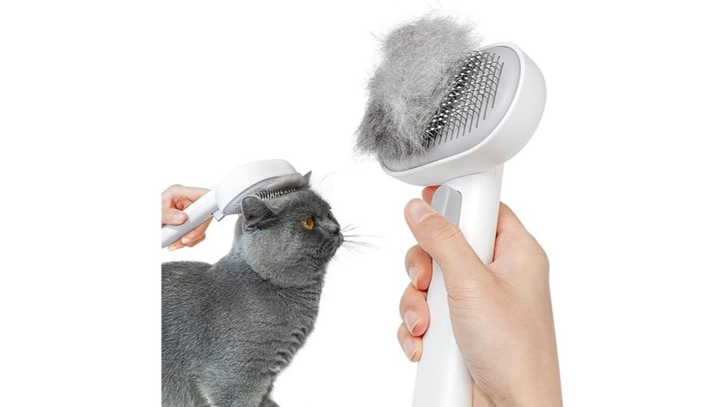 cat shedding brush