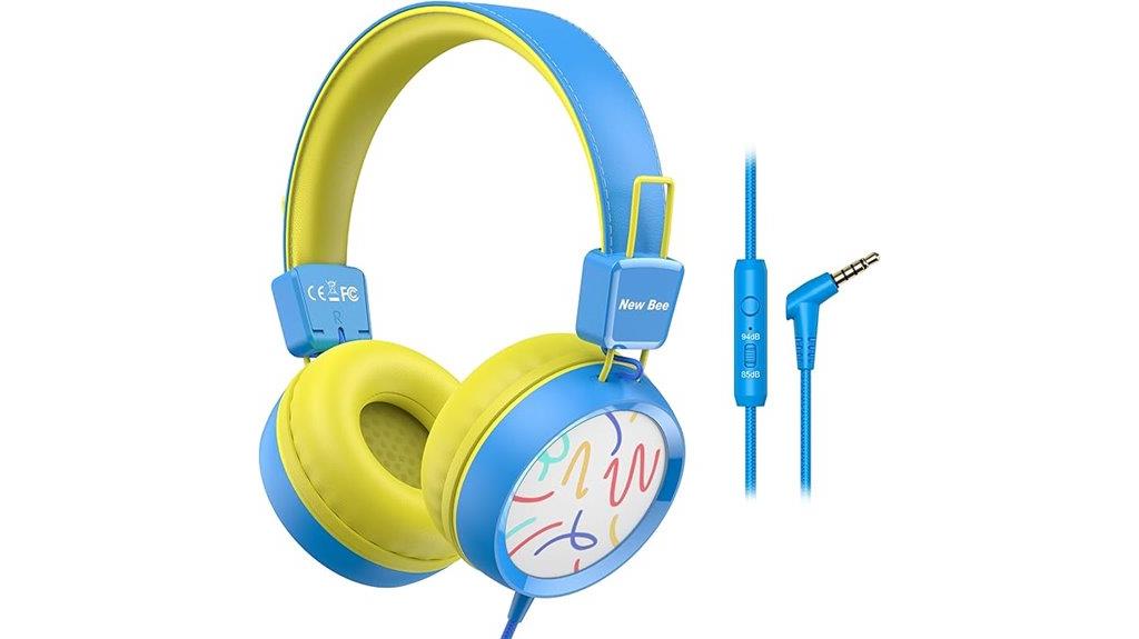 child friendly foldable headphones