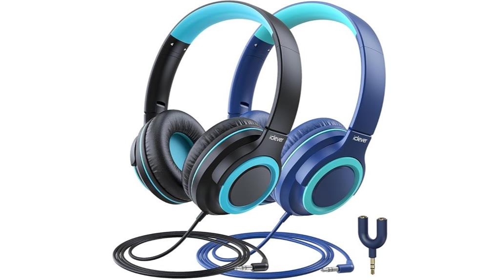 child friendly headphones with splitter