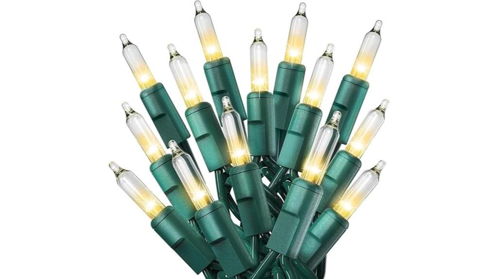 clear christmas string lights