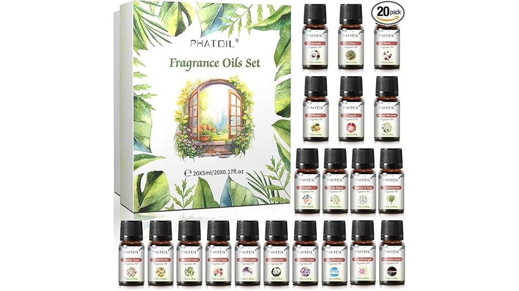 coconut fragrance oil set