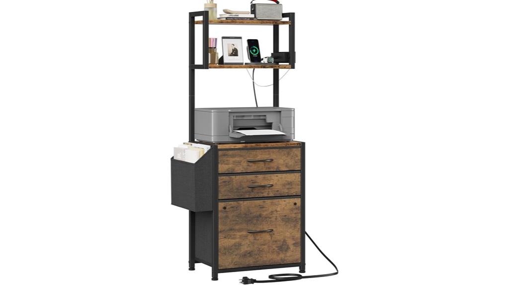 compact 3 drawer cabinet