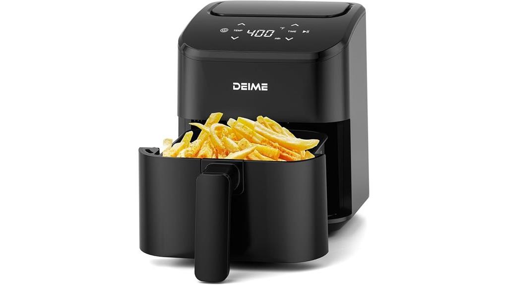 compact 3 qt digital air fryer