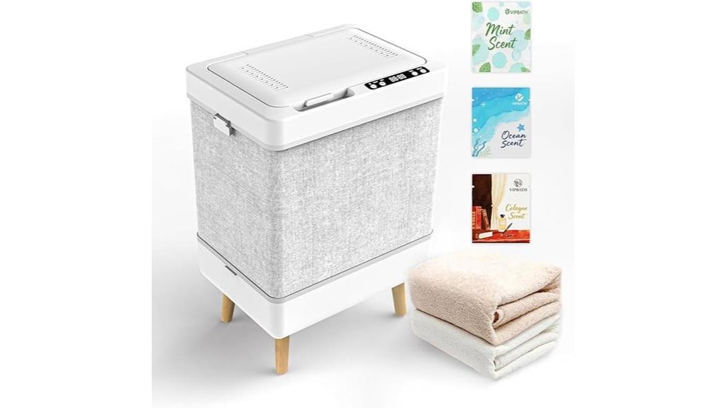 compact foldable towel warmer