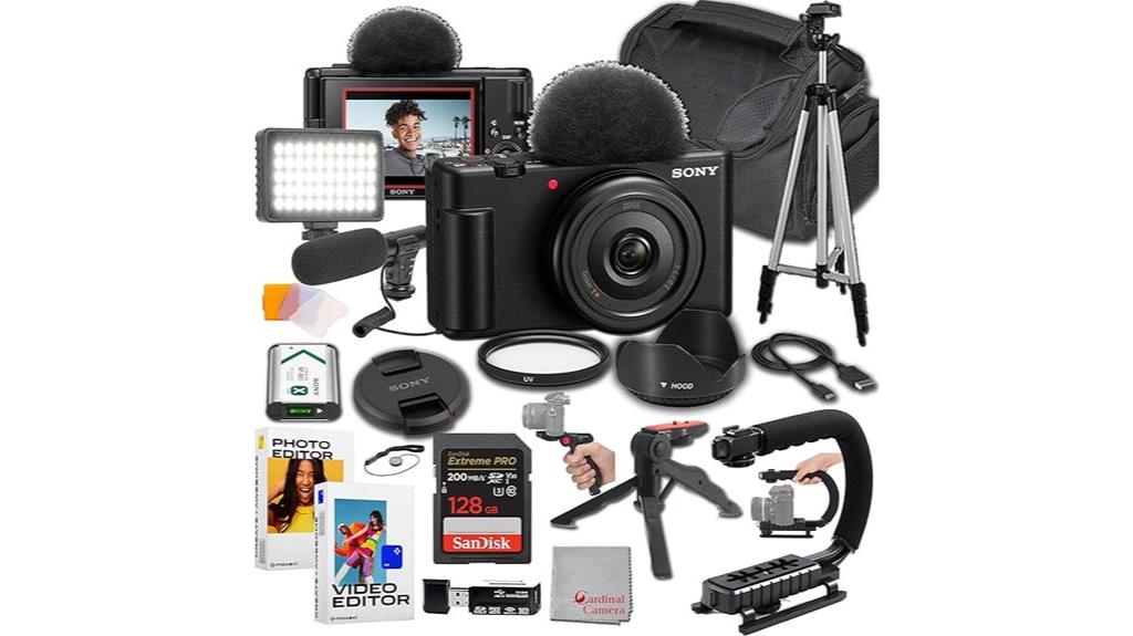 compact vlogging camera kit