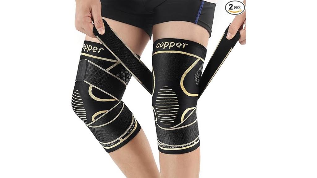 copper knee brace pack