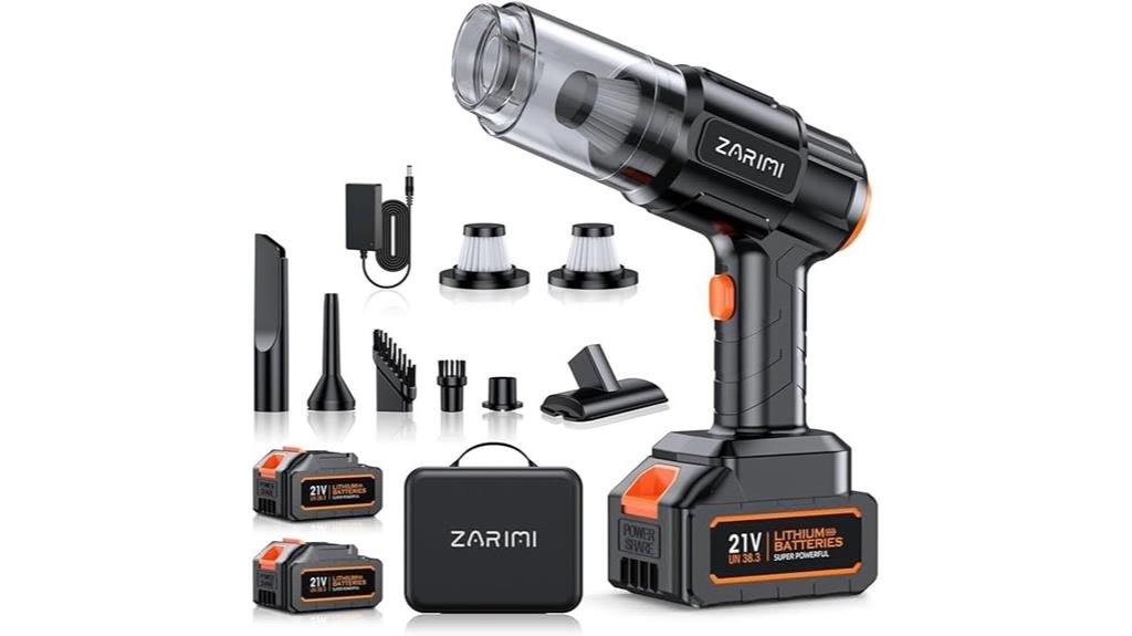 cordless high power vacuum