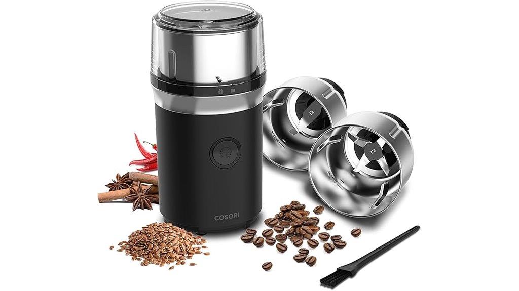 cosori grinder removable bowls