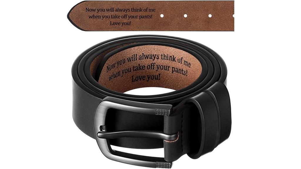 custom men s leather belt
