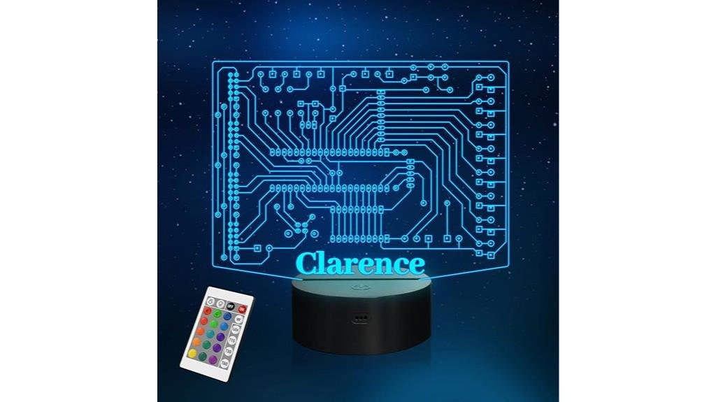 customizable pcb night light